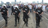 Działania policji podczas zabezpieczenia meczu Polska-Rosja