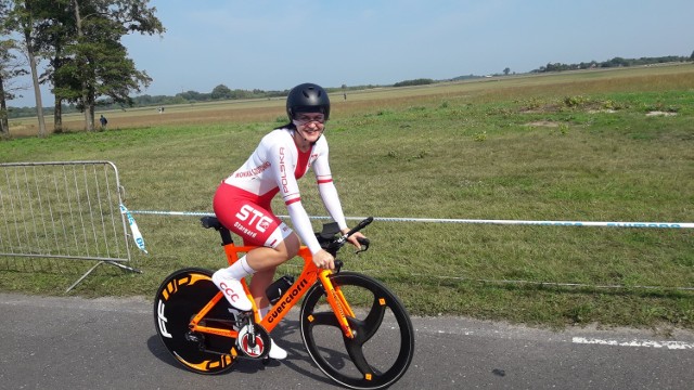 Monika Szotowicz reprezentuje Stargardzkie Towarzystwo Cyklistów