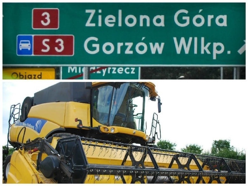 21 sierpnia 2015 r. kombajnista pokonał  odcinek z Gorzowa...