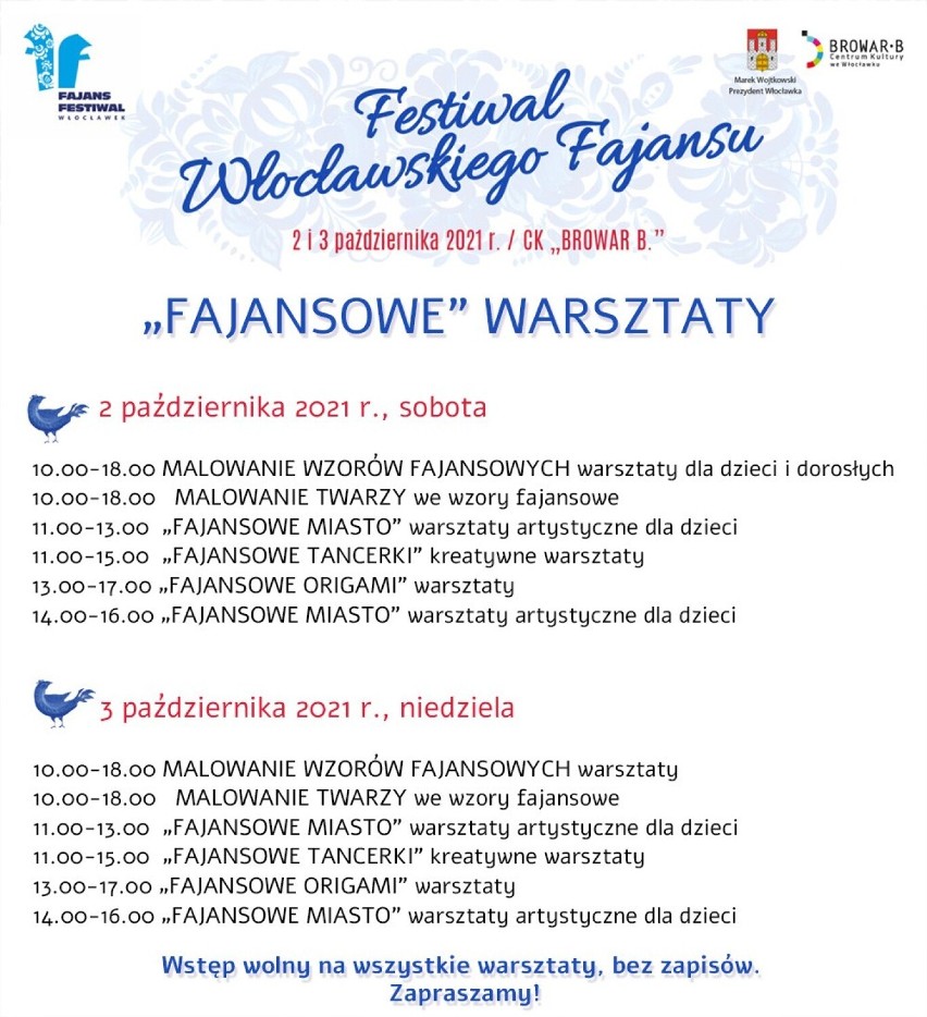 Fajans Festiwal w Centrum Kultury "Browar B." we Włocławku.