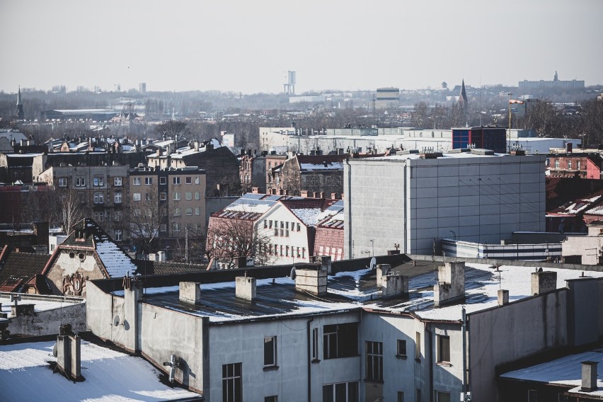 Chorzów z lotu ptaka. Piękne panoramy miasta w obiektywie...