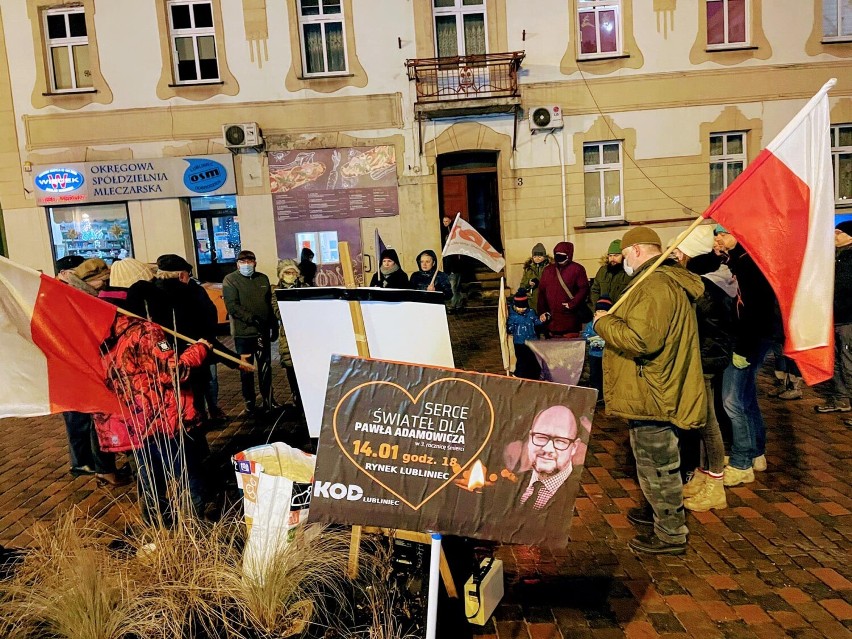 Lublińczanie uczcili pamięć zamordowanego prezydenta Gdańska