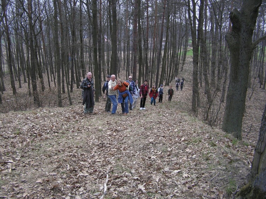 Turyści na podejściu do szczytu Chełmianek.