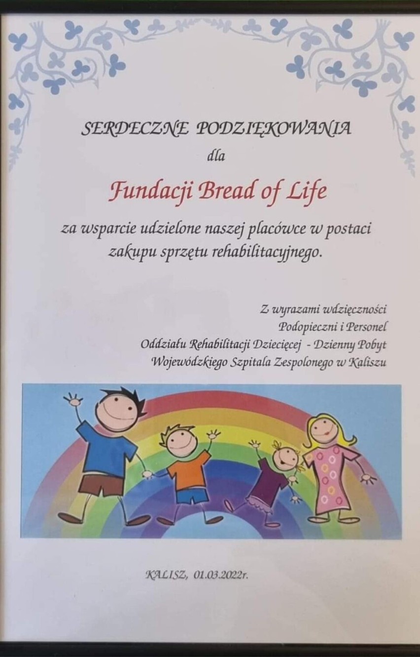 Fundacja Bread of Life podarowała kaliskiemu szpitalowi cenny sprzęt. ZDJĘCIA