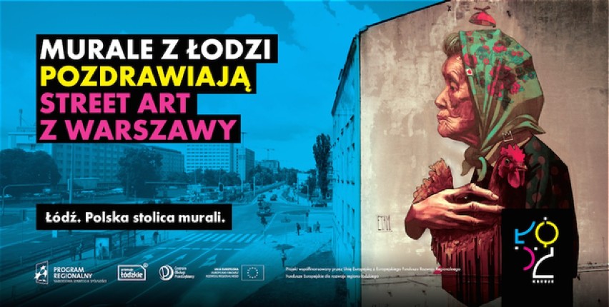 Banner z kampanii "Łódź pozdrawia"