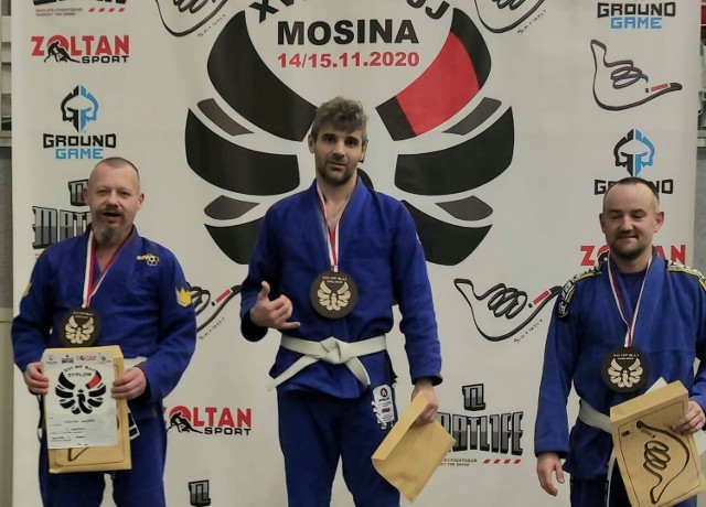 Przemysław Kuca zdobył złoty medal na mistrzostwach Polski w BJJ w Mosinie