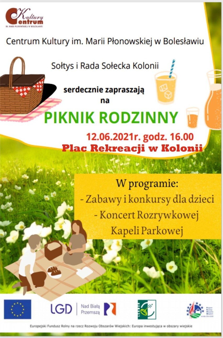 Piknik Rodzinny w Bolesławiu, sob. godz. 16
plac Rekreacji w...