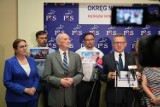 Konferencja prasowa PiS w Piotrkowie. Politycy komentowali ostanie wydarzenia związane z suwerennością i bezpiecześnstwem Polski ZDJĘCIA