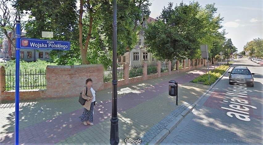 Sławno w Google Street View