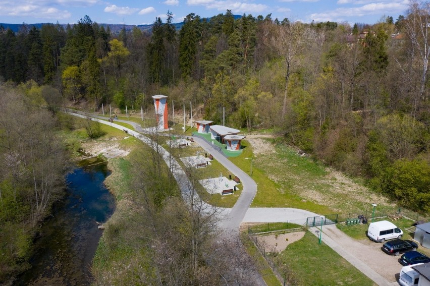 Rabka-Zdrój. Nowa miejska atrakcja już gotowa. Bulwary są naprawdę piękne