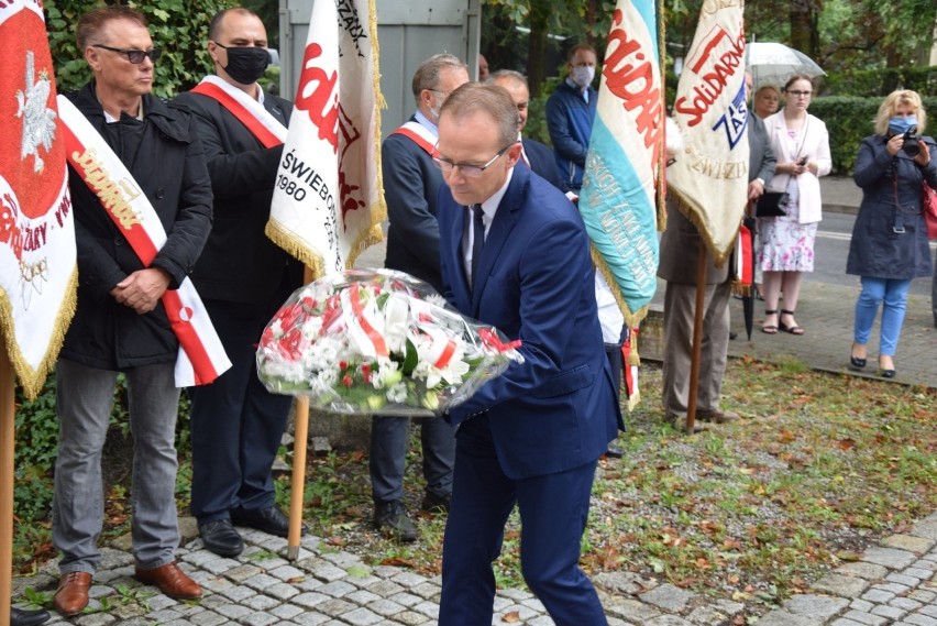 Uroczystości z okazji 40-lecia powstania Solidarności w...