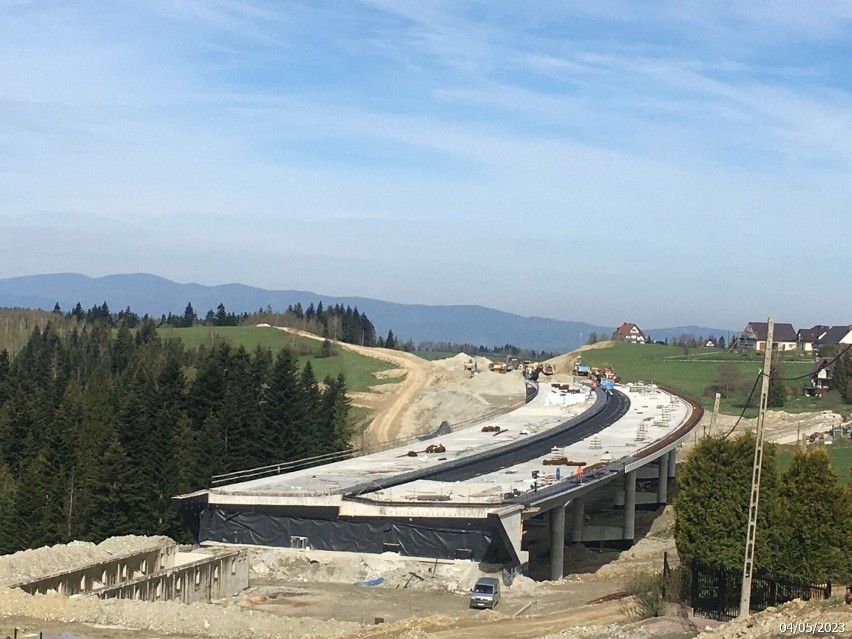 Budowa nowe zakopianki na odcinku Rdzawka - Nowy Targ