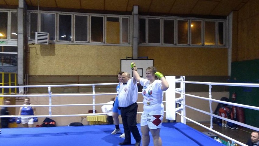 Juniorki Ziętek Team na MP w boksie w Grudziądzu