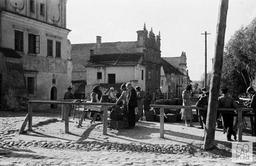 Ulica Senatorska w Kazimierzu Dolnym, 1935 r.