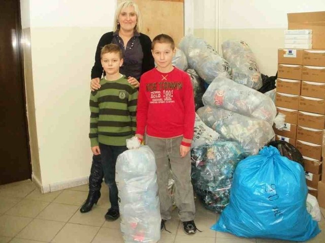 Podczas akcji udało się zebrać ponad 1,5 tony plastikowych butelek