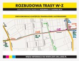 Trasa W-Z. Zmiany MPK Łódź od 1 października 2013