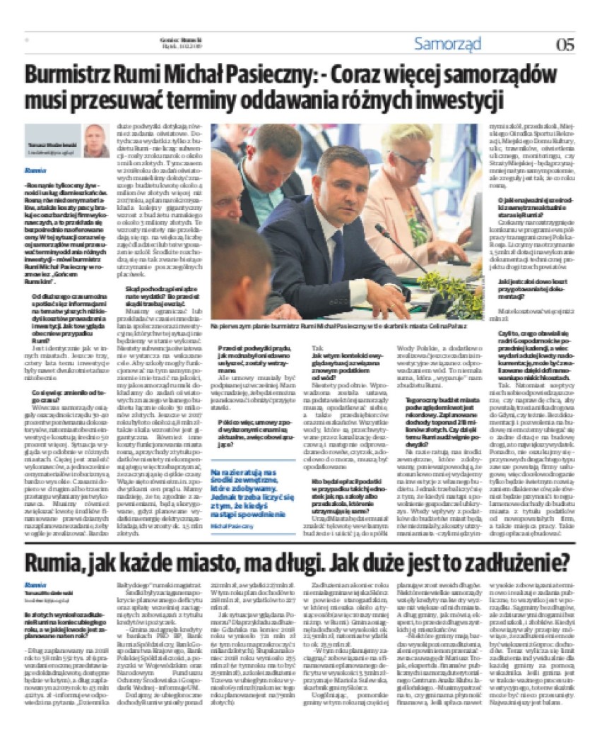 "Goniec Rumski": Co w dzisiejszym (1 lutego 2019) wydaniu gazety? Zobacz