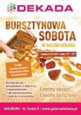 Malbork. "Bursztynowa sobota" w Dekadzie połączona ze zbiórką łakoci na rzecz Domu Pomocy Społecznej