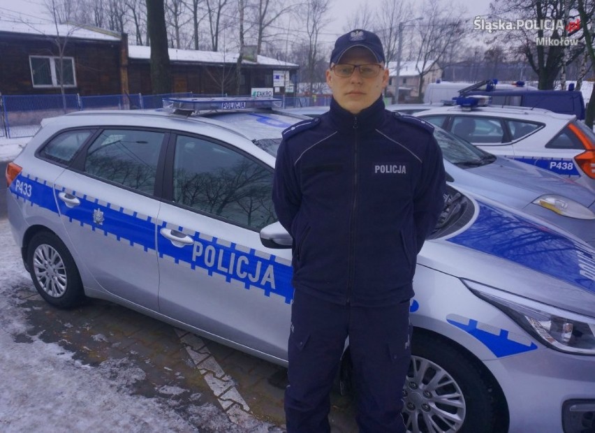 Policjantem jest się nie tylko na służbie. Udowodnił to dzielnicowy z Mikołowa