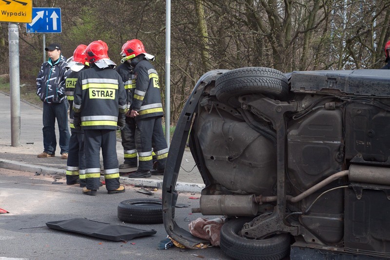 Wypadek na ul.Mickiewicza