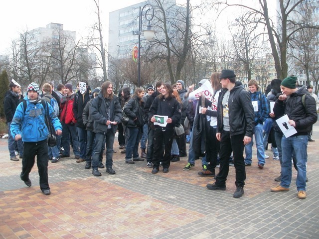 Konin - Protest przeciwko ACTA [WIDEO, ZDJĘCIA]