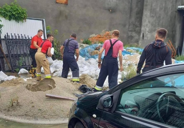 Skutki burz i deszczów w powiecie wadowickim