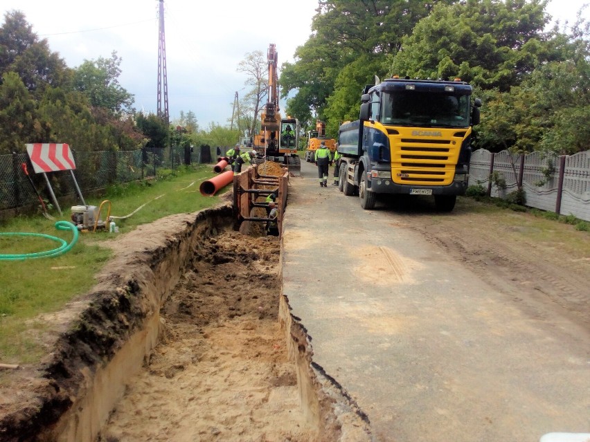 Trwa przebudowa drogi nr 632030P Szymanowice - Tomice