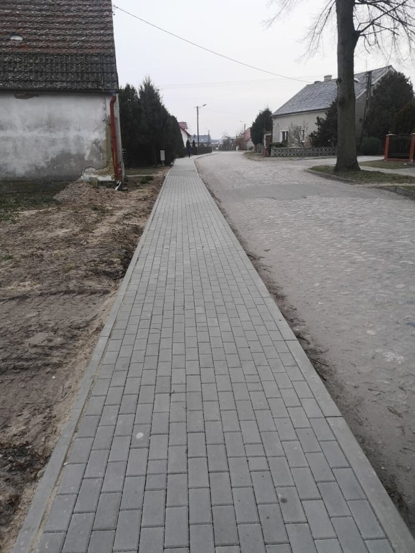 Odebranie nowego chodnika przy ulicy Lipowej w Wąsowie!