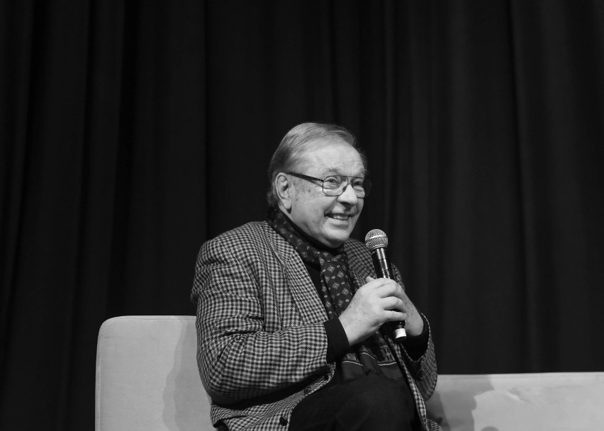 Krzysztof Zanussi w Lublińcu. Spotkanie ze słynnym reżyserem zorganizowano sali widowiskowej w Miejskiego Domu Kultury 