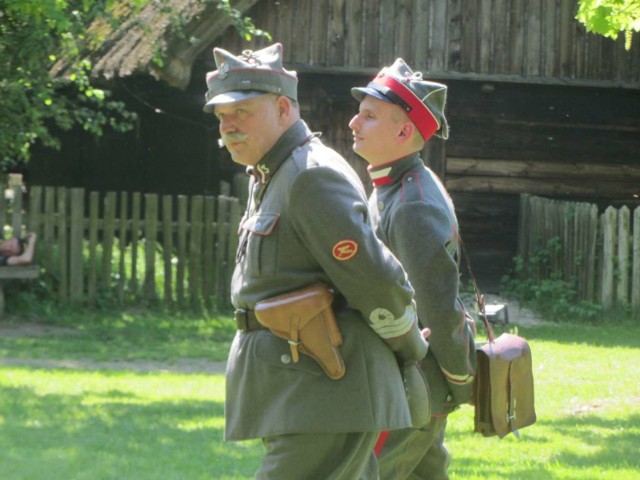 Wojska wielkopolskie stacjonowały w skansenie w Dziekanowicach