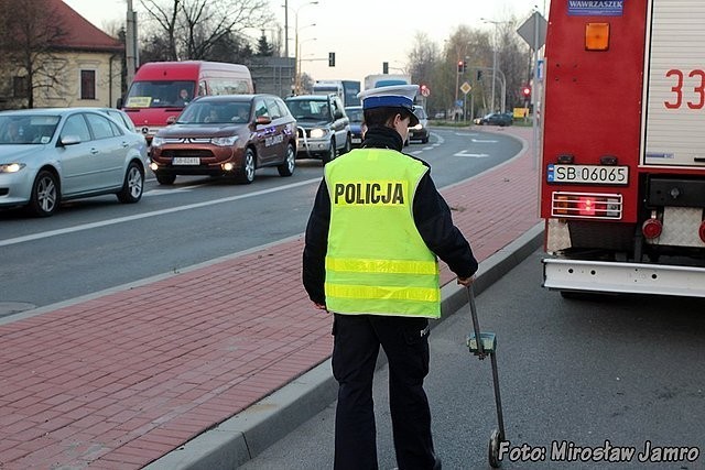 Wypadek karetki Bielsko