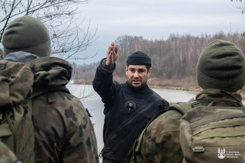 Zbiornik retencyjny w Skrzyszowie posłużył żołnierzom WOT do...
