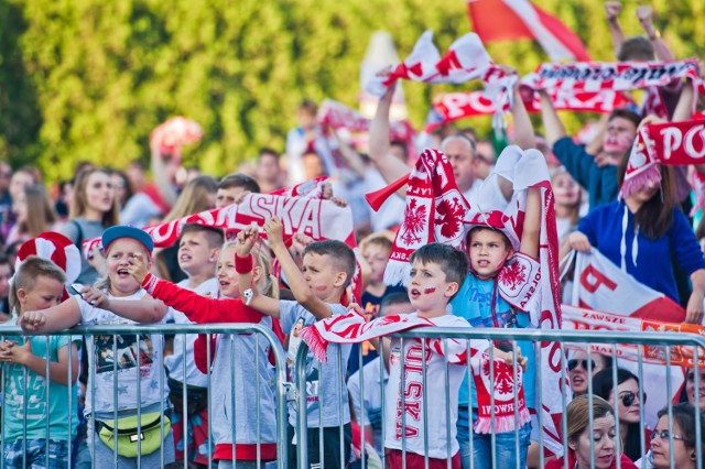 Tak było w poprzedniej strefie kibica. EURO 2016:  mecz Polska-Ukraina