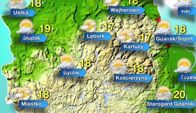 Prognoza pogody dla woj. pomorskiego na 14 lipca 2017 r.