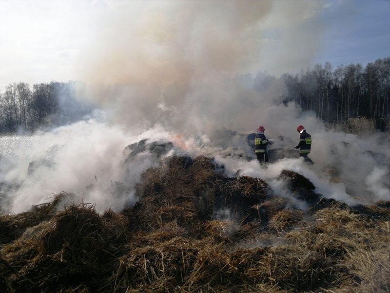 Pożar w miejscowości Młoteczno