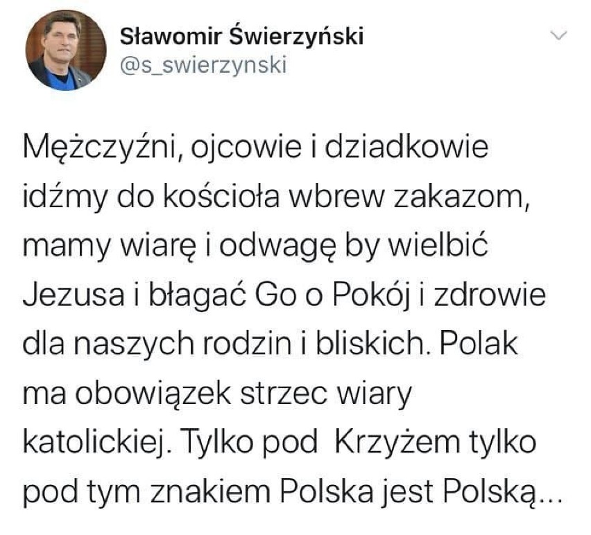 Chociaż sam Episkopat Polski zaapelował do wiernych, aby dla...