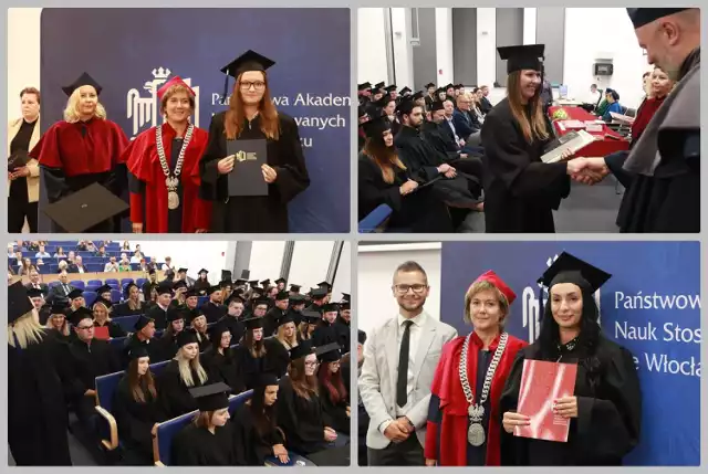 Wręczenie dyplomów absolwentom Państwowej Akademii Nauk Stosowanych we Włocławku, 10 września 2022 roku.