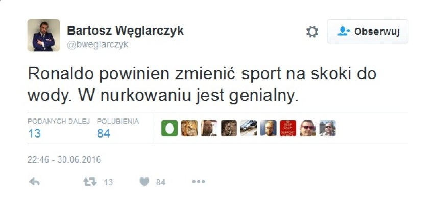 EURO 2016: Polska - Portugalia - KOMENTARZE gwiazd. Oni tak...