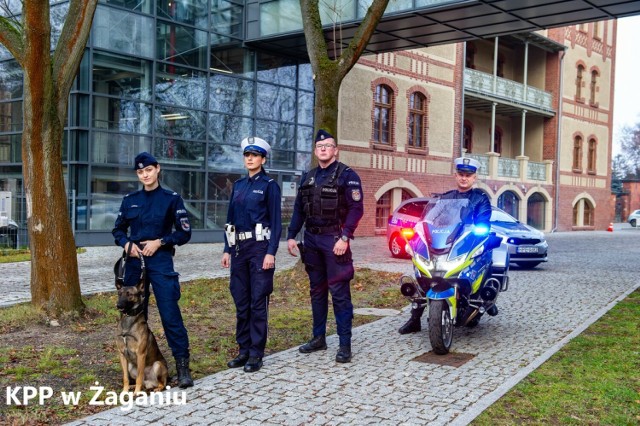 Policjanci z Żagania zapraszają w swoje szeregi