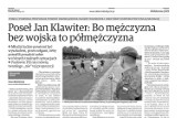 Poseł Jan Klawiter: Obowiązkowa służba wojskowa