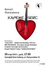 Koncert charytatywny „Kapele serc” w Zamojskim Domu Kultury