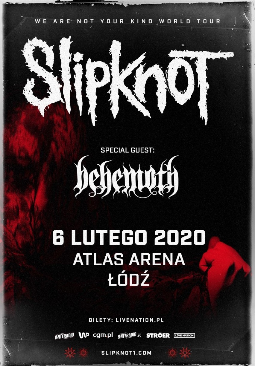 Slipknot w Łodzi - jedyny koncert w Polsce. Jako support zagra Behemoth