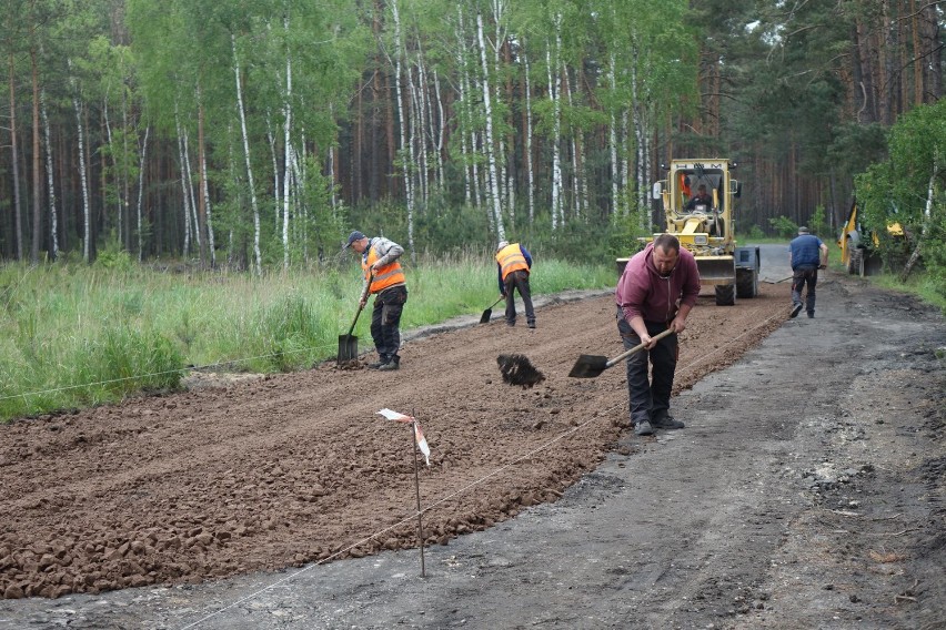 Droga Łękawa - Słok wkrótce będzie gotowa. Prace trwają