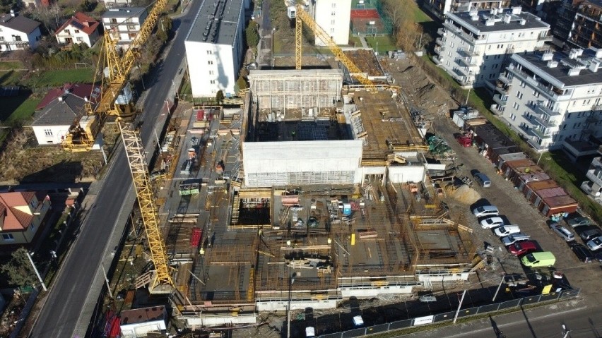 Trwa budowa nowej siedziby Zespołu Szkolno-Przedszkolny przy...