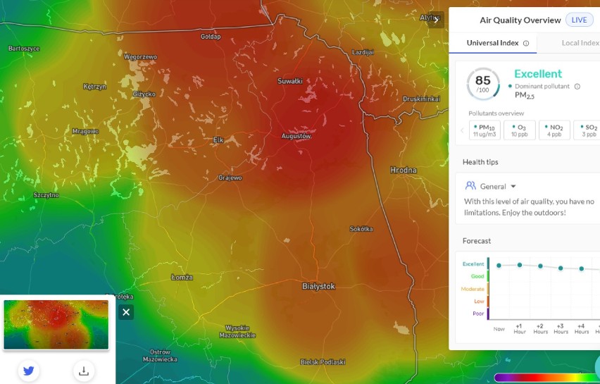 Smog w Białymstoku [02.10.2020]. Ostrzeżenie GIOŚ: powietrze nad Białymstokiem i regionem bardzo zanieczyszczone! Lepiej zostać w domu