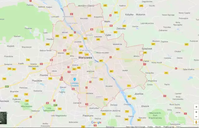 Mapa Warszawy Zobacz Mape Warszawy Mapa Interaktywna Warszawa Nasze Miasto