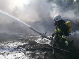 Trwa dogaszanie pożaru składowiska opon w Trzebini. Prokuratura wszczęła śledztwo w tej sprawie