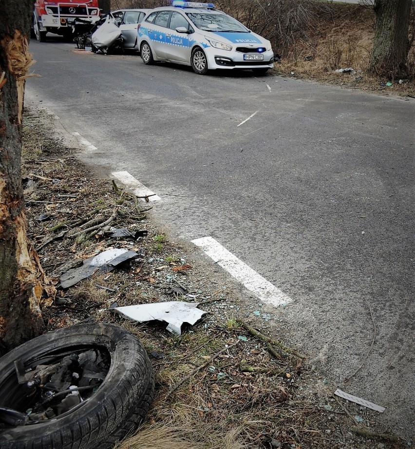 1 osoba znalazła się w szpitalu po wypadku drogowym w miejscowości Dzierżążno!