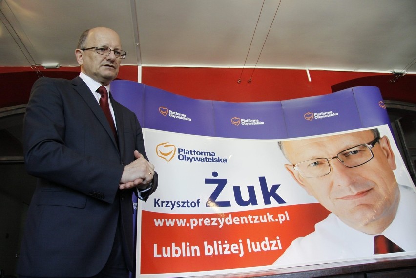 Wybory samorządowe: &quot;Lublin bliżej ludzi&quot; hasłem wyborczym Krzysztofa Żuka