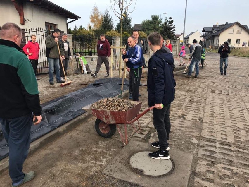 Sąsiedzka akcja wspólnego sadzenia drzew na osiedlu